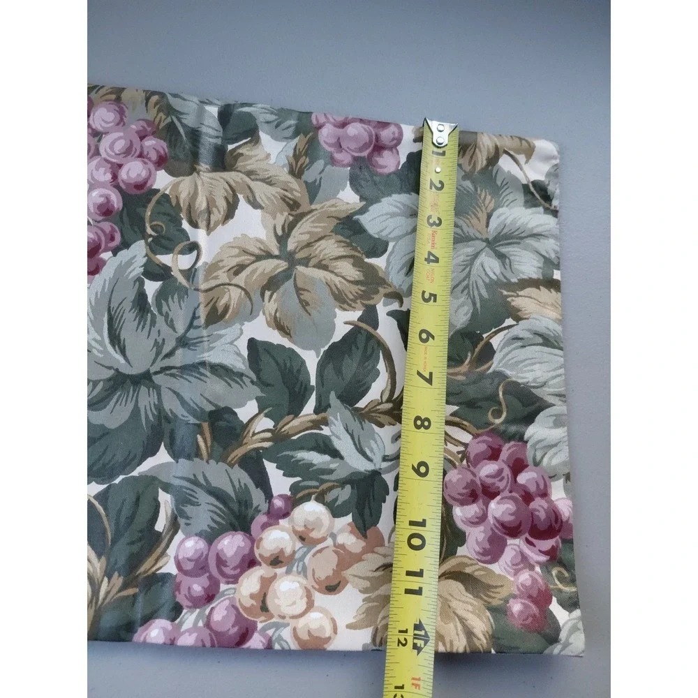3 Handmade Placemats Fabric Grapevine Grapes Botanical Striped Cottagecore Set